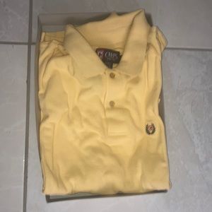 Chaps polo,large,pale yellow color.